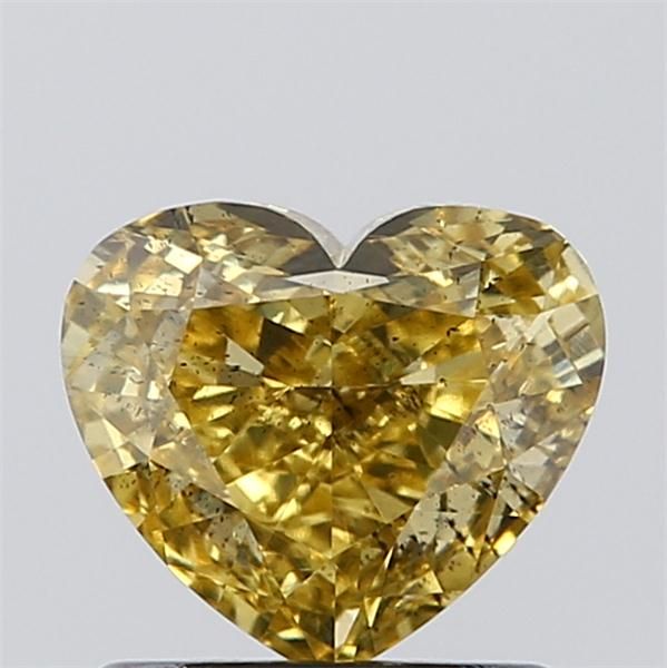 1.0 CT Fancy Vivid Yellow HEART