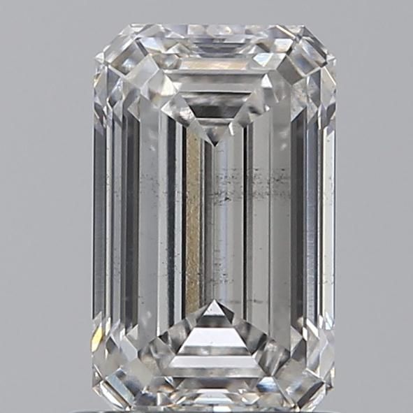 1.04 Carat F SI1 Emerald Lab Diamond