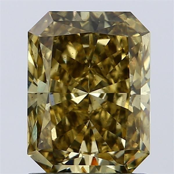 1.51 CT Fancy Intense Gray Yellow RADIANT
