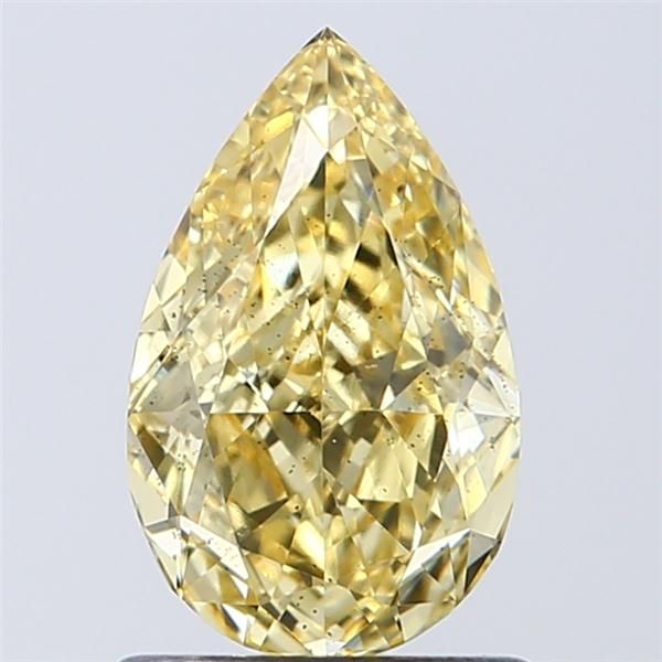 1.0 CT Fancy Intense Yellow PEAR