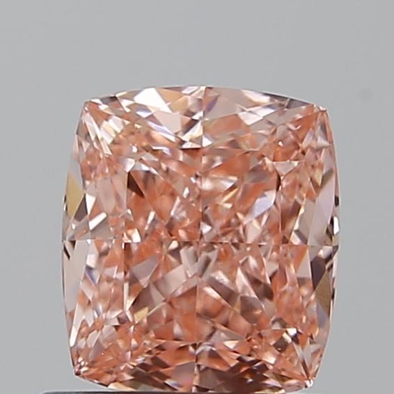 1.0 CT Fancy Vivid Pink CUSHION MODIFIED
