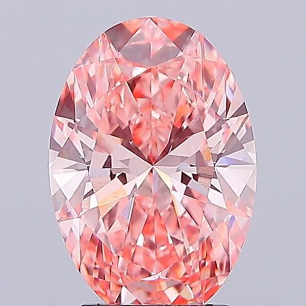 3.03 ct. oval Lab Grown Diamond front image