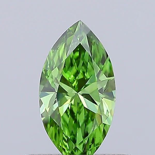 0.5 CT Fancy Vivid Green MARQUISE