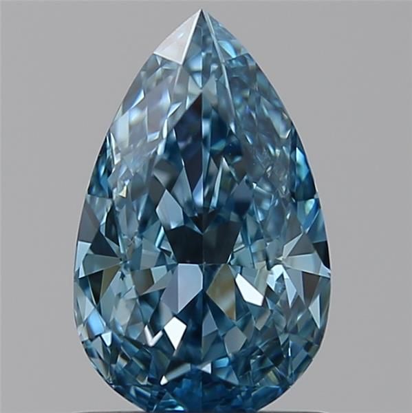 1.0 CT Fancy Vivid Blue PEAR