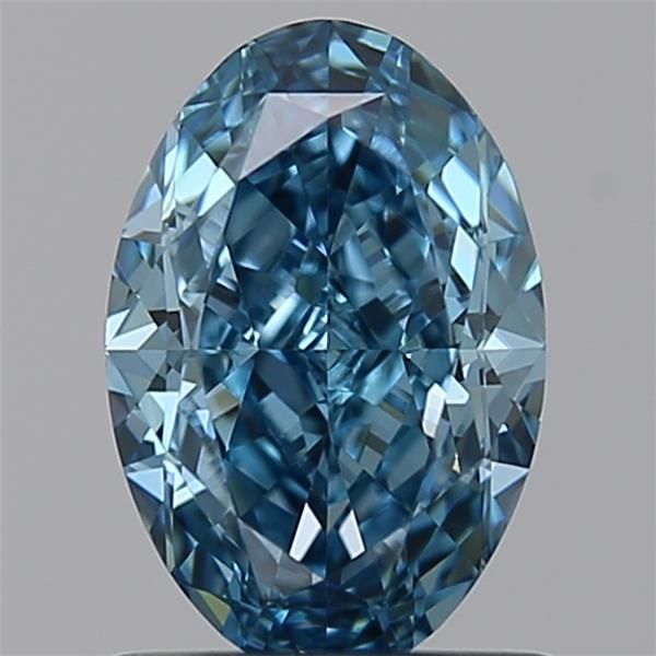 1.03 CT Fancy Vivid Blue OVAL