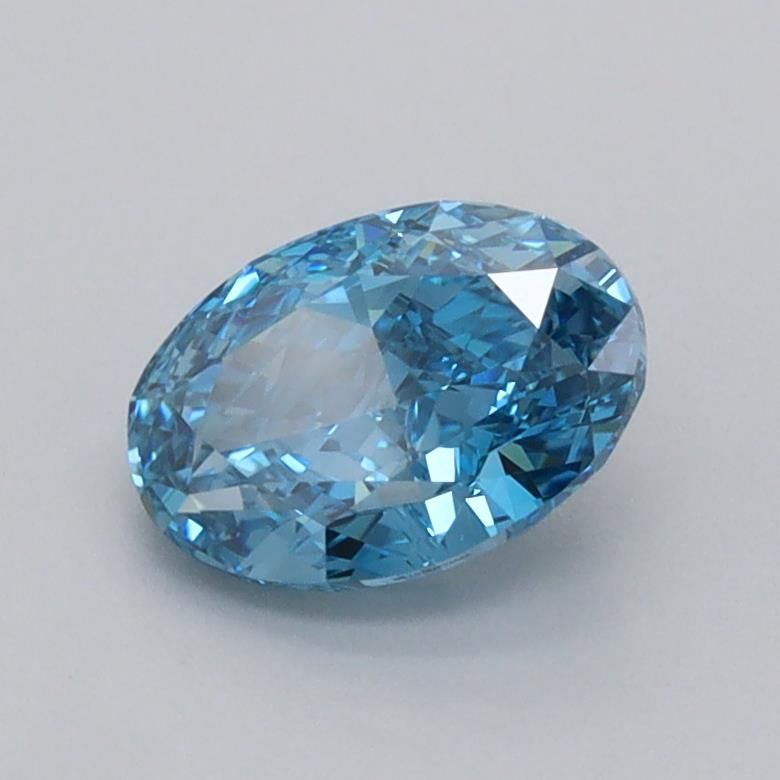1.01 CT Fancy Vivid Blue OVAL