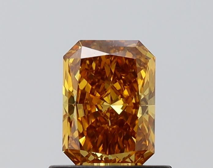 0.7 CT Fancy Vivid Brownish Yellow RADIANT
