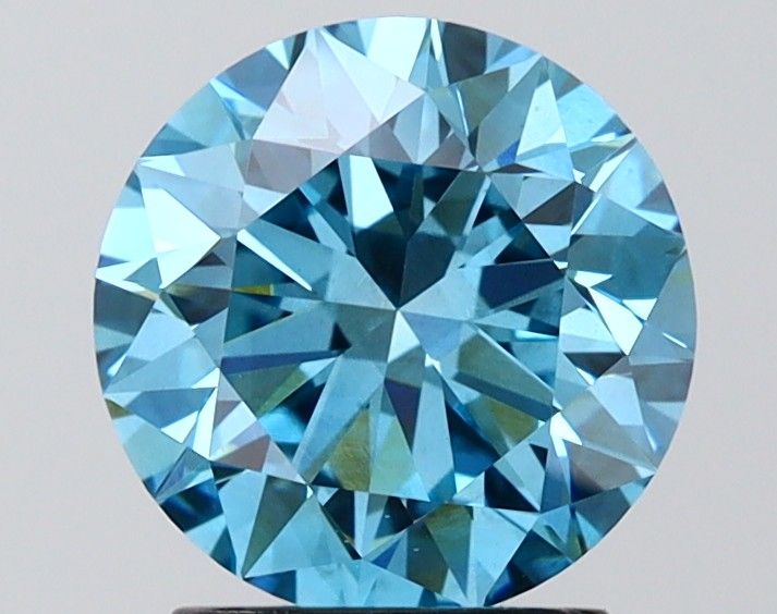 2.06 CT Fancy Vivid Blue ROUND