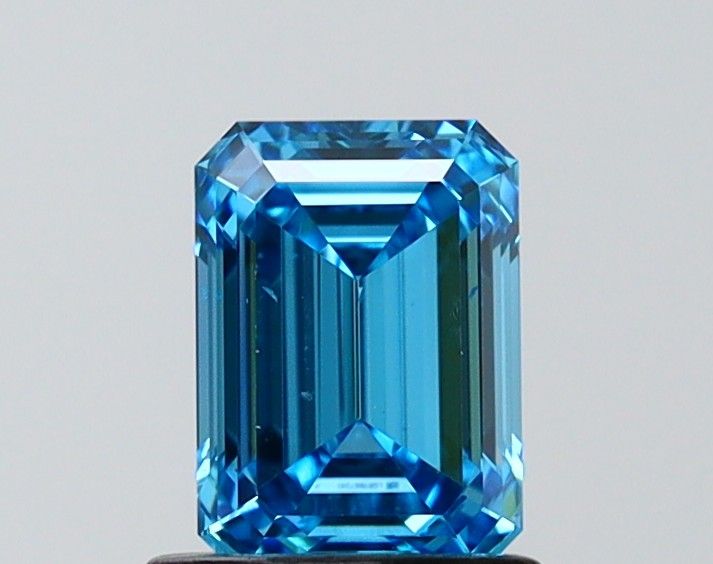 1.01 CT Fancy Vivid Blue EMERALD