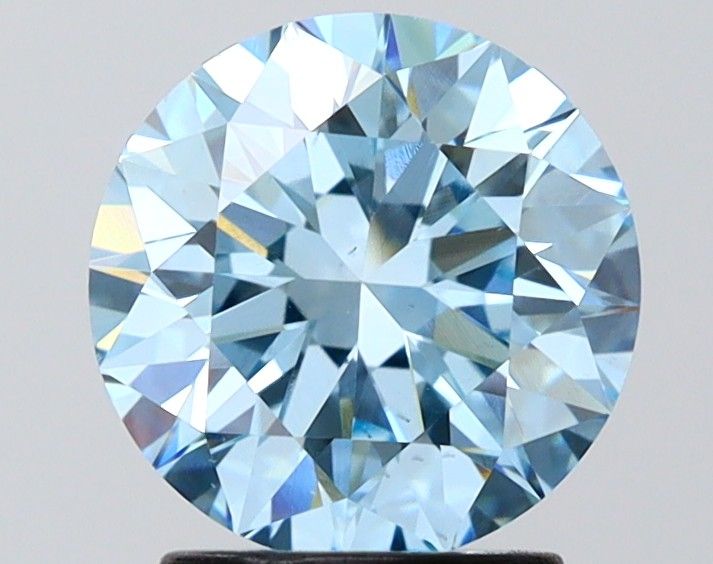 2.03 CT Fancy Vivid Blue ROUND