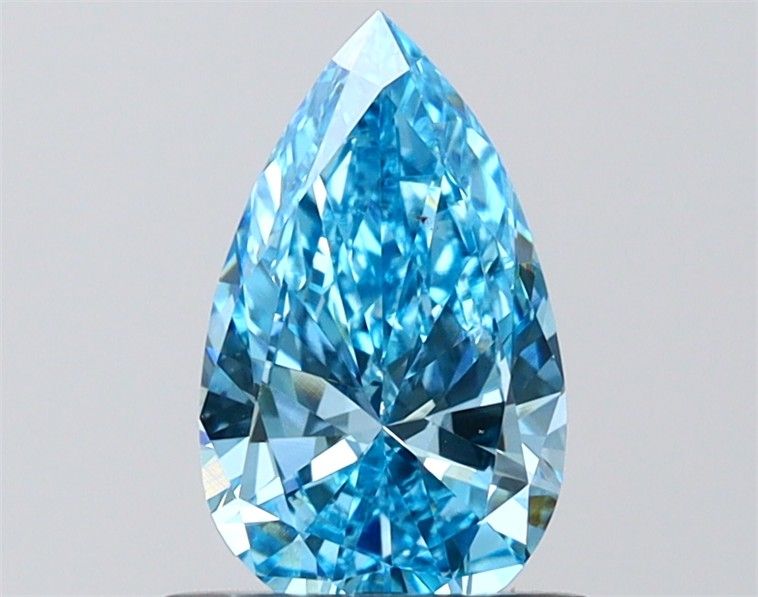 0.97 CT Fancy Vivid Blue PEAR