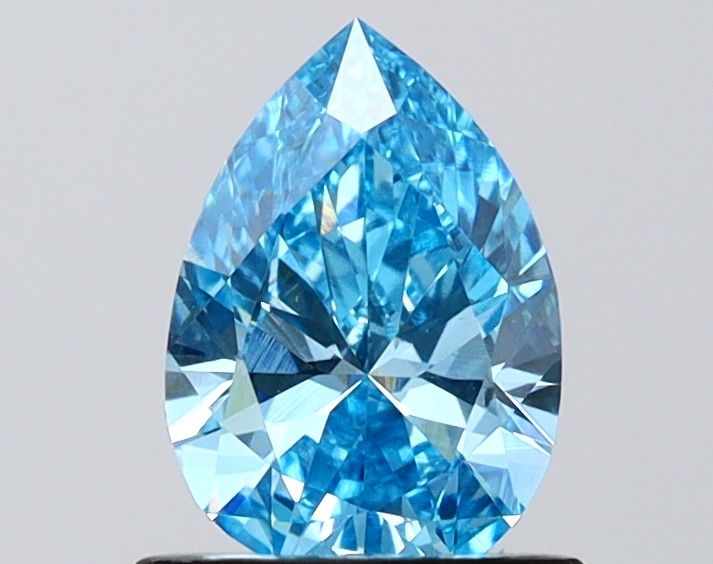 0.98 CT Fancy Vivid Blue PEAR