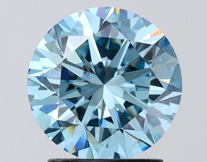 2.03 CT Fancy Vivid Blue ROUND