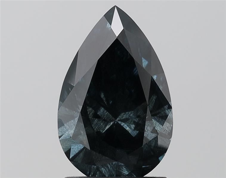 2.06 CT Fancy Deep Blue PEAR