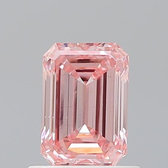 0.81 CT Fancy Vivid Pink EMERALD