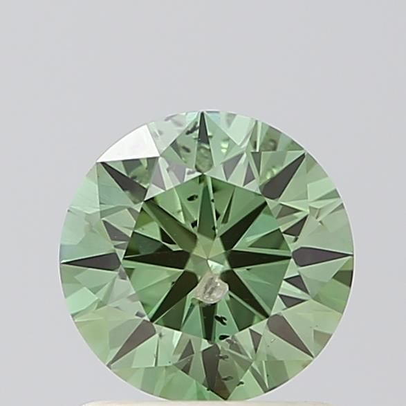 1.0 CT Fancy Vivid Green ROUND