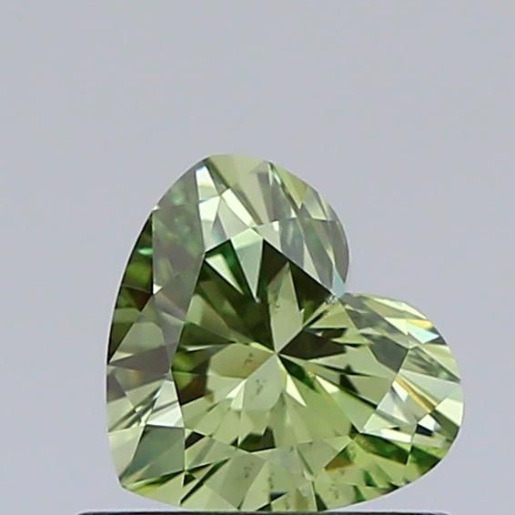 0.61 CT Fancy Intense Green HEART