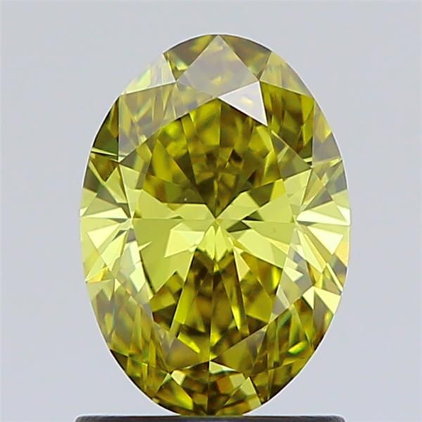 1.21 CT Fancy Intense Brownish Yellow OVAL