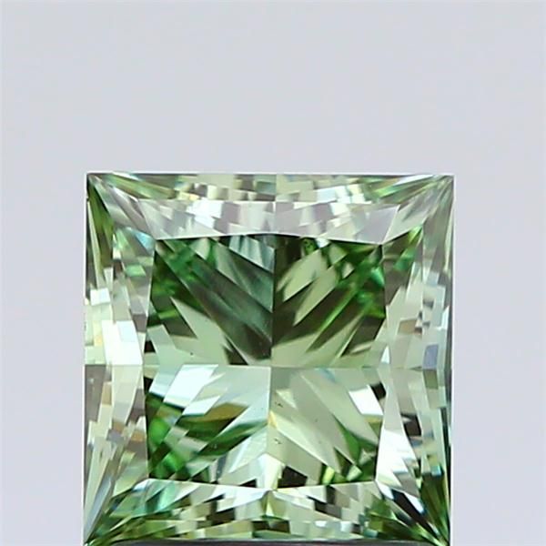 1.42 CT Fancy Vivid Green PRINCESS