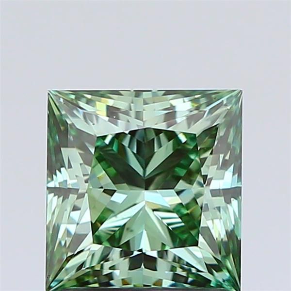 1.48 CT Fancy Vivid Green PRINCESS