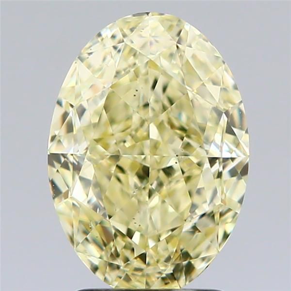 Diament 2.73 ct Fancy Light Yellow/SI1