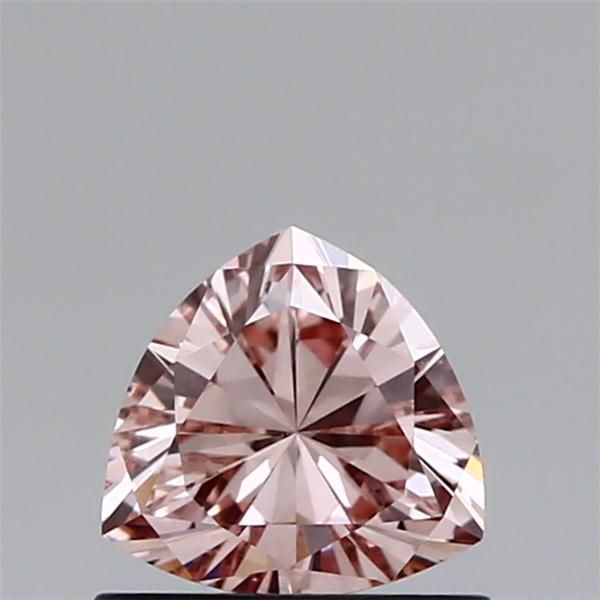 0.63 CT Fancy Brownish Pink TRIANGULAR