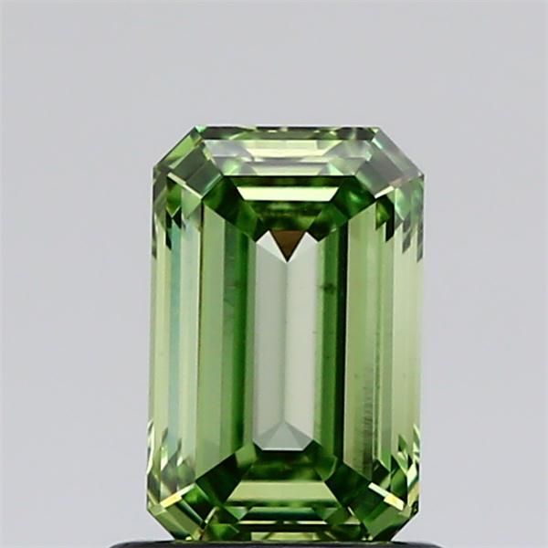 0.92 CT Fancy Vivid Green EMERALD