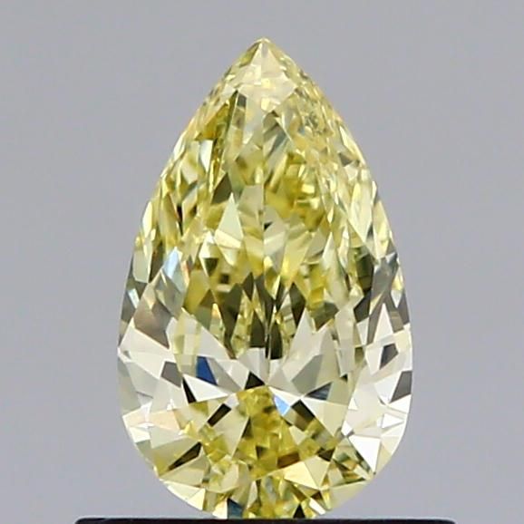 0.59 CT Fancy Intense Yellow PEAR