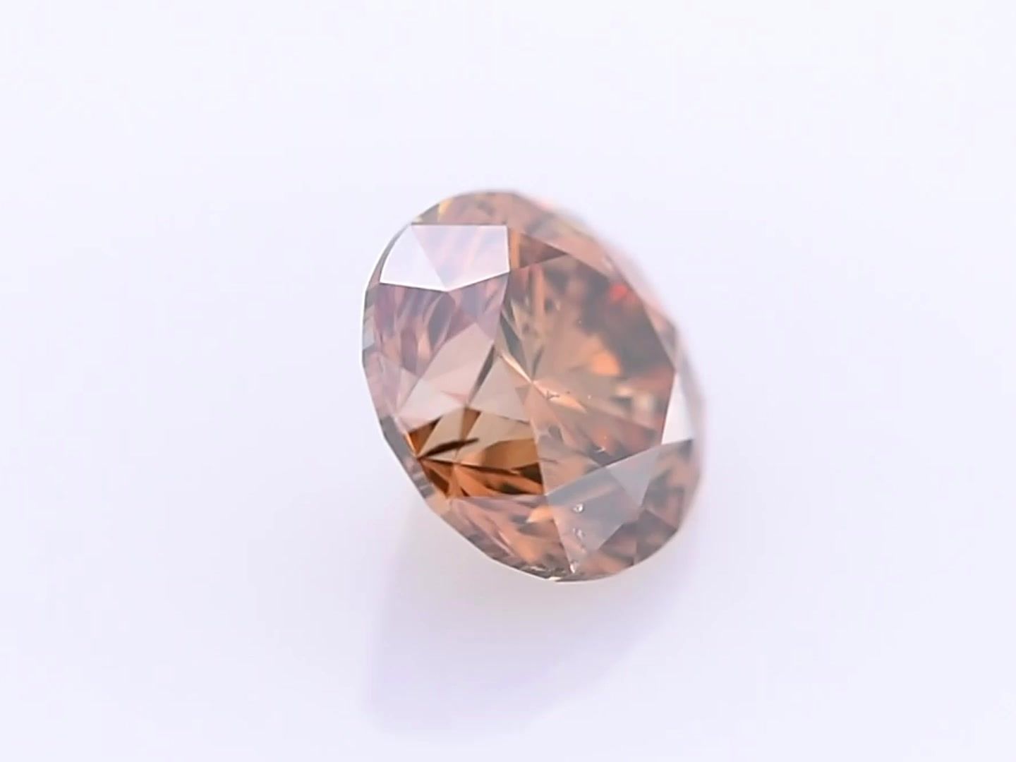 Diament 2.5 ct Fancy Orange Brown/SI2