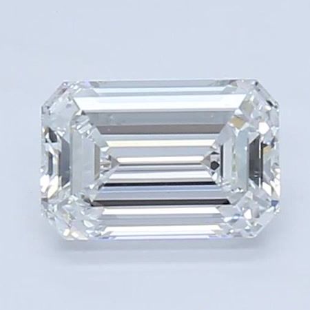 0.85 ct. emerald Lab Grown Diamond front image