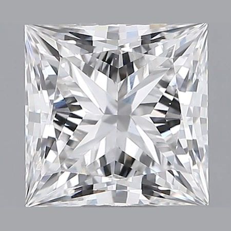 0.87 ct. princess Lab Grown Diamond front image