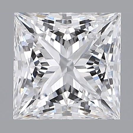 1.33 ct. princess Lab Grown Diamond front image