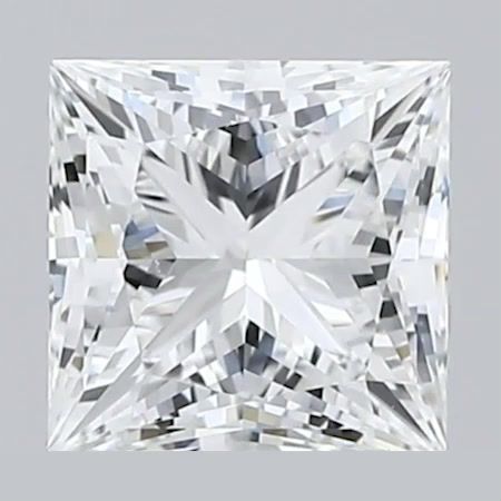 1.22 ct. princess Lab Grown Diamond front image