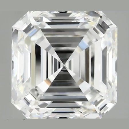 2.85 ct lab-grown Asscher Diamond