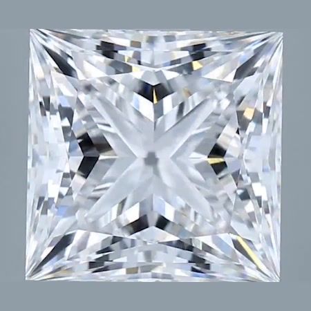 4.02 ct. princess Lab Grown Diamond front image