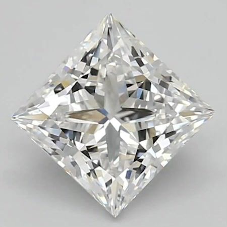 2.56 ct. princess Lab Grown Diamond front image