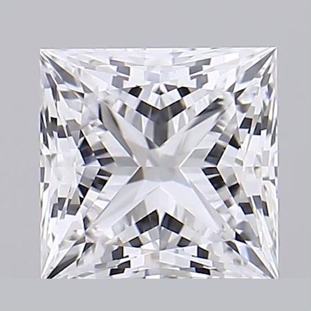 1.10 ct. princess Lab Grown Diamond front image