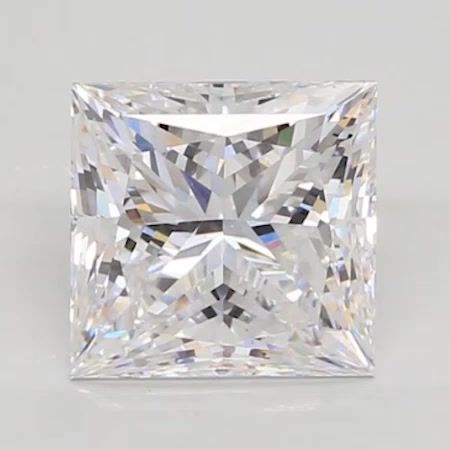 2.95 ct. princess Lab Grown Diamond front image