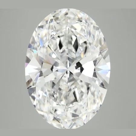 9.85 ct. oval Lab Grown Diamond front image