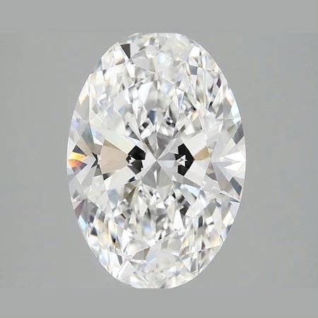 3.94 ct. oval Lab Grown Diamond front image