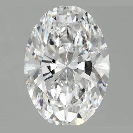 1.39 ct. oval Lab Grown Diamond front image