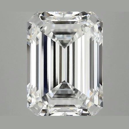 7.20 ct. emerald Lab Grown Diamond front image