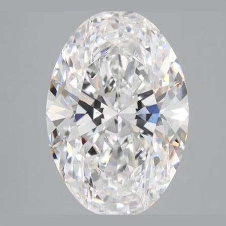 3.07 ct. oval Lab Grown Diamond front image