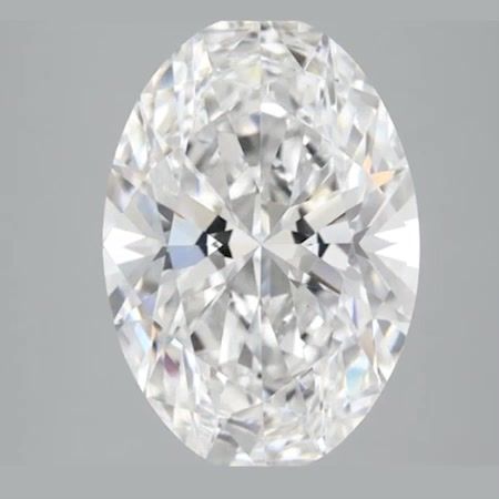 3.08 ct. oval Lab Grown Diamond front image