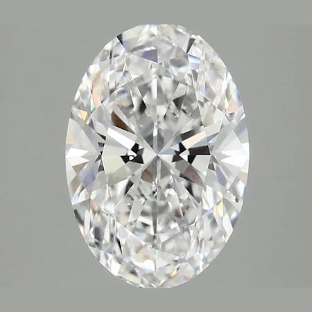 2.43 ct. oval Lab Grown Diamond front image