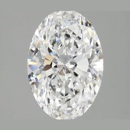 2.75 ct. oval Lab Grown Diamond front image
