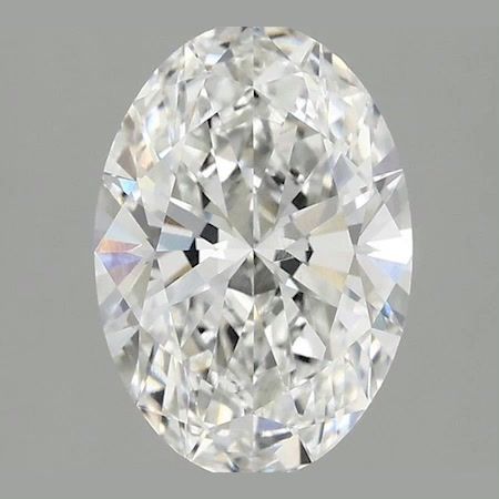 2.06 ct. oval Lab Grown Diamond front image