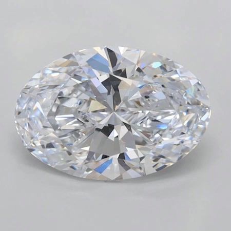 1.56 ct. oval Lab Grown Diamond front image