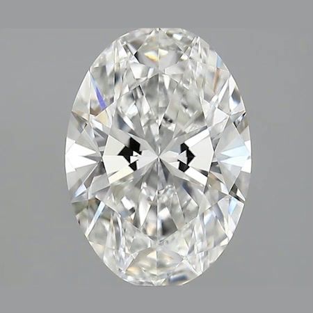 1.80 ct. oval Lab Grown Diamond front image