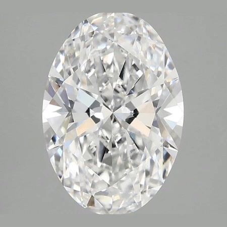 2.55 ct. oval Lab Grown Diamond front image